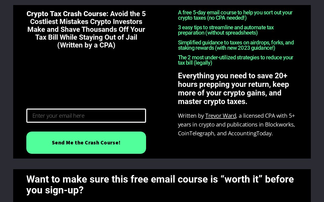 Crypto Tax Crash Course